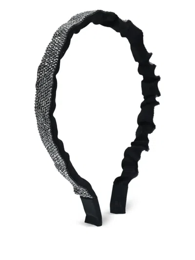 Mimi Tutu Crystal-embellished Headband In Black
