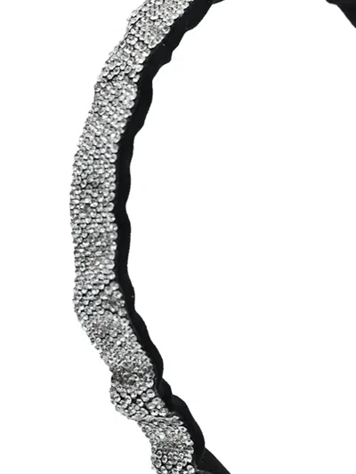 Mimi Tutu Crystal-embellished Headband In Black