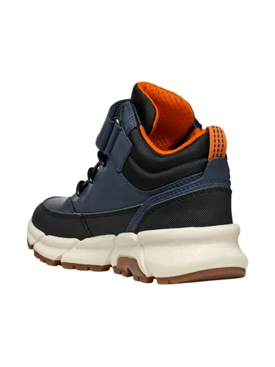 Geox Flexyper Plus Abx Boy Navy/black In Blue