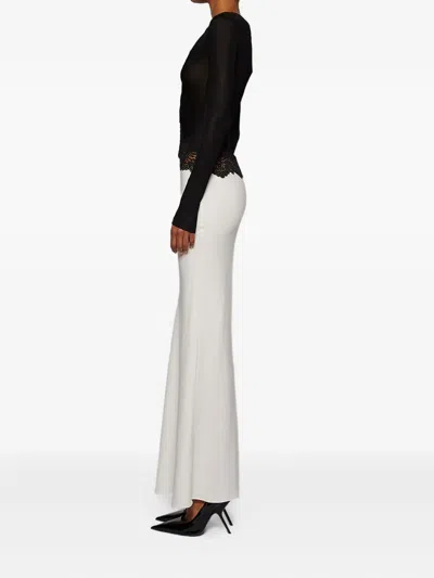 Christopher Esber Lace-trimmed Long-sleeve Dress In Multi