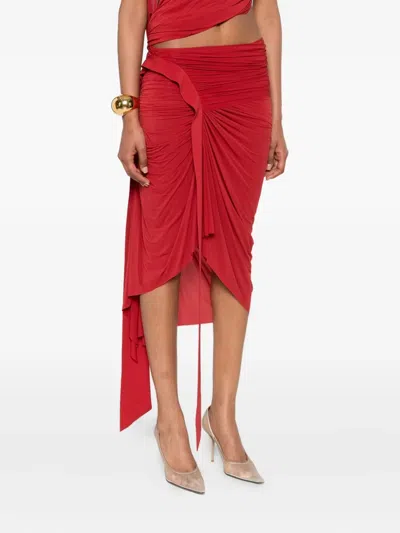 Francesco Murano Draped Asymmetric Skirt