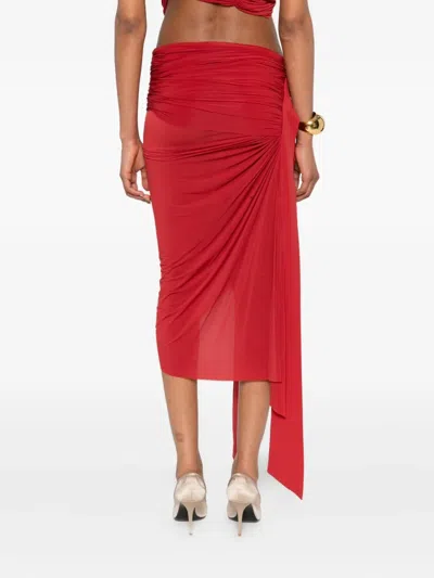 Francesco Murano Draped Asymmetric Skirt