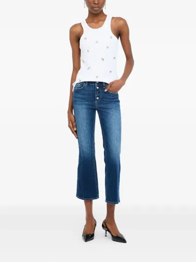 Liu •jo High-waisted Flare Jeans In Blue