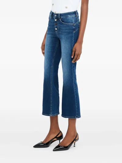 Liu •jo High-waisted Flare Jeans In Blue