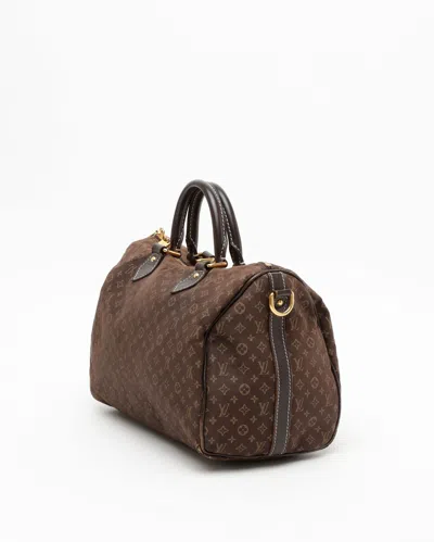 Pre-owned Louis Vuitton Monogram Idylle Speedy 30 Bandoulière Bag In Brown