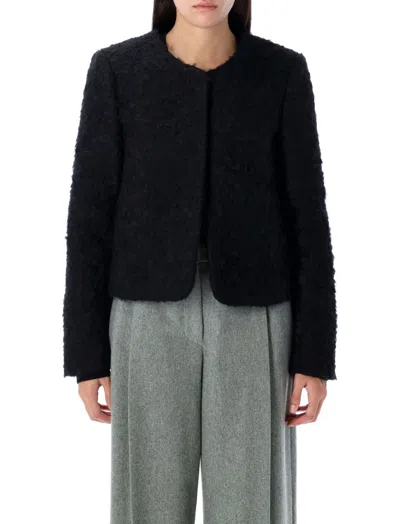 The Garment Recycled Wool Blend Black Vienna Jacket