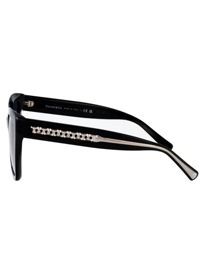 Tiffany & Co Tiffany Black Injected Sunglasses In Black