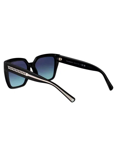Tiffany & Co Tiffany Black Injected Sunglasses In Black