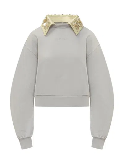 Des_phemmes Sweatshirt With Logo In White