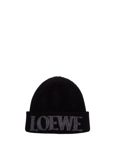 Loewe Logo Embroidered Ribbed