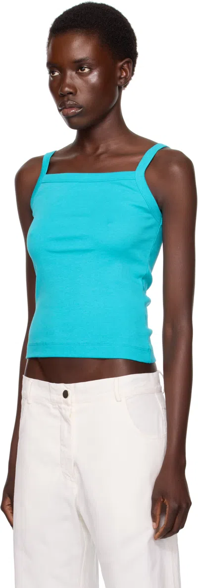Flore Flore Ssense Exclusive Blue May Camisole In Blue