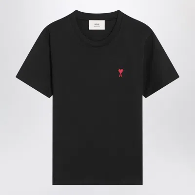 Ami Alexandre Mattiussi Logo-embroidered Organic Cotton-jersey T-shirt