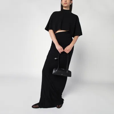 Alaïa Small Teckel Black Leather Bag