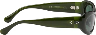 Port Tanger Ssense Exclusive Green Khilna Sunglasses