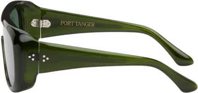 Port Tanger Ssense Exclusive Green Sayf Sunglasses In Green