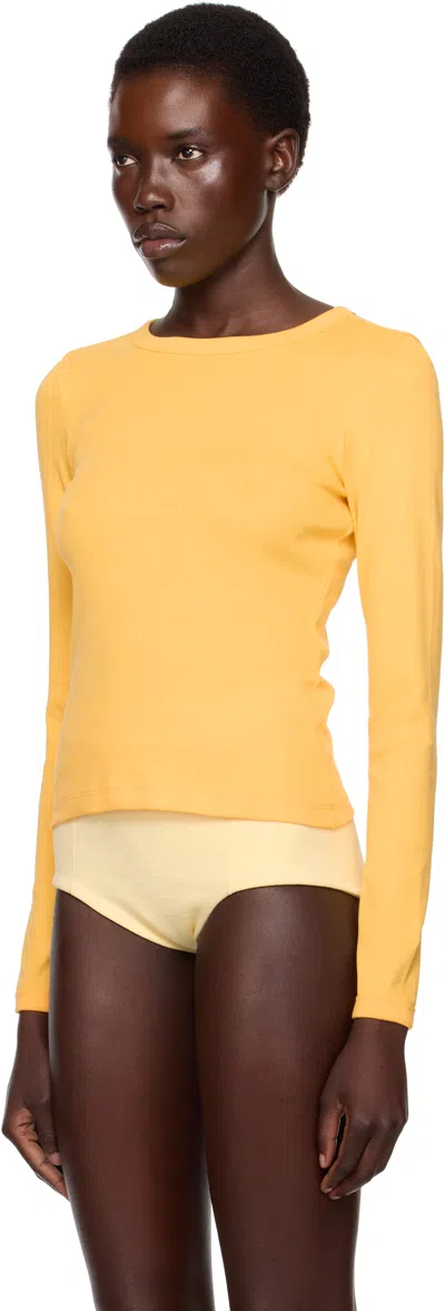 Flore Flore Ssense Exclusive Yellow Max T-shirt In Yellow