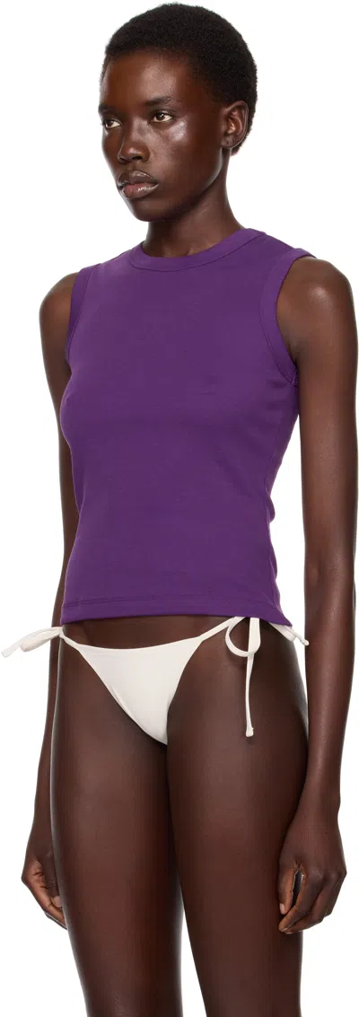 Flore Flore Ssense Exclusive Purple Esmé Tank Top In Purple