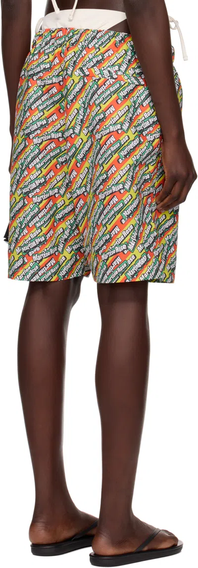 Martine Rose Ssense Exclusive Multicolor Board Swim Shorts In Multi