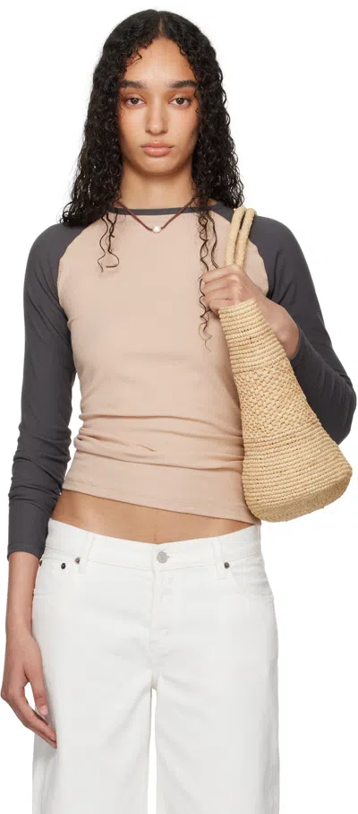 Baserange Long Sleeve T-shirt In Pink