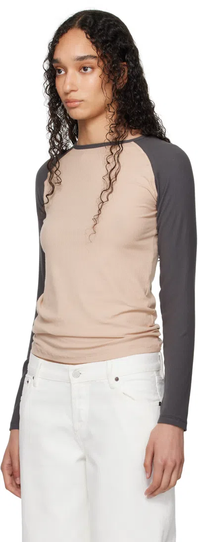 Baserange Long Sleeve T-shirt In Pink
