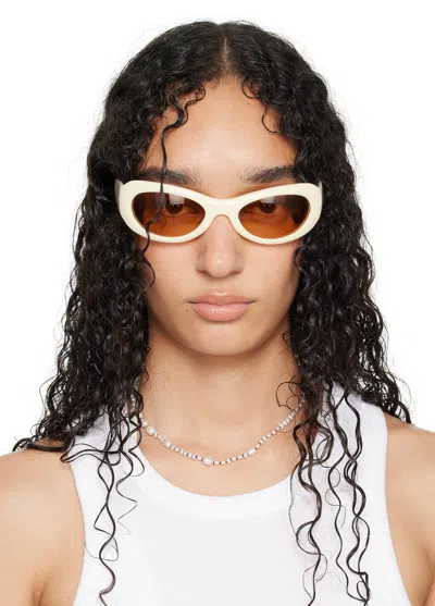 Port Tanger Ssense Exclusive Beige Khilna Sunglasses In Neutral