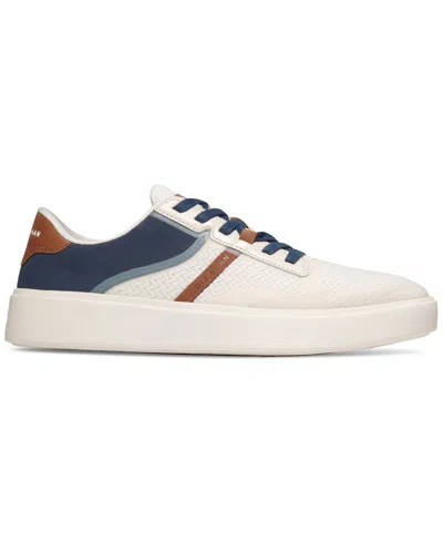 Cole Haan Men's Grand Crosscourt Winner Mixed-media Lace-up Sneakers In White