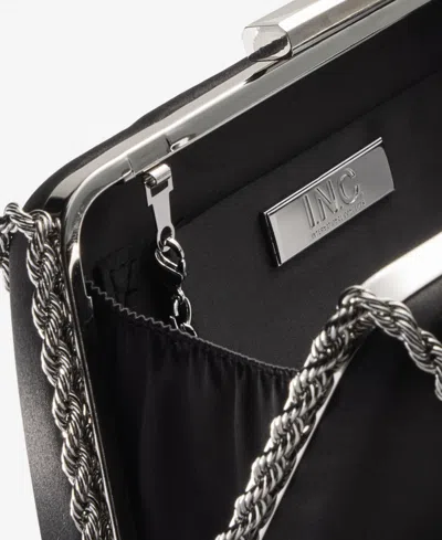 Inc International Concepts Matte Satin Clutch, Exclusively At Macy's In Black