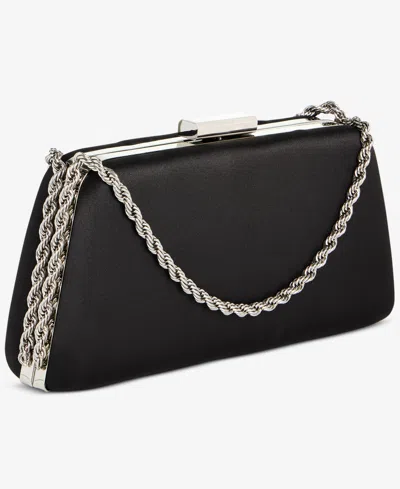 Inc International Concepts Matte Satin Clutch, Exclusively At Macy's In Black