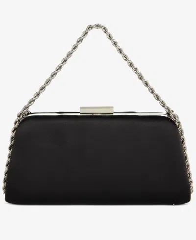 Inc International Concepts Matte Satin Clutch, Exclusively At Macy's In Black