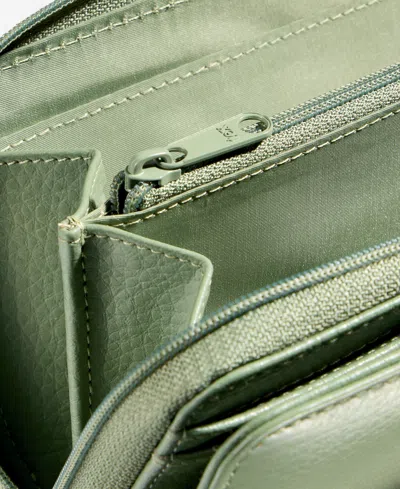 Giani Bernini Softy Leather All In One Wallet, Created For Macy's In Green