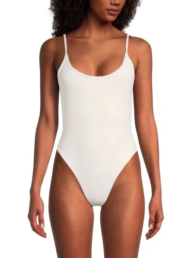 Weworewhat Scoop Cami One-piece In White