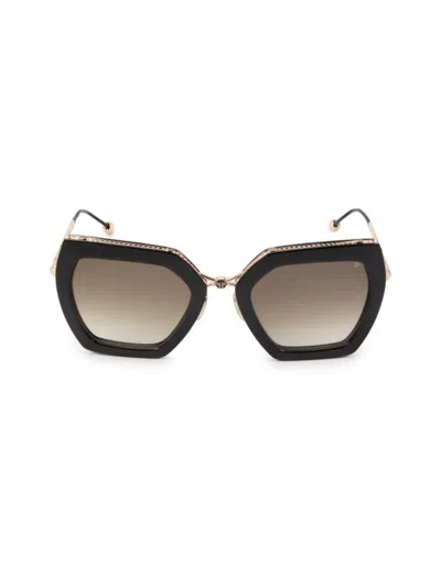 Philipp Plein Women's 53mm Butterfly Sunglasses In Black