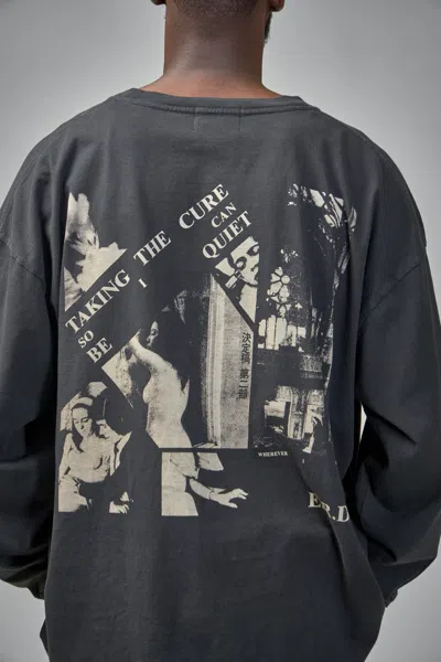 Enfants Riches Deprimes Taking The Cure Printed Cotton-jersey T-shirt In Black
