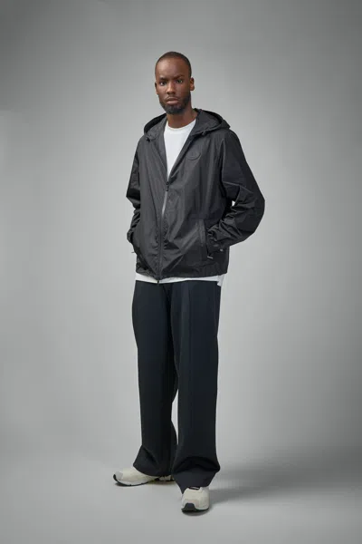 Burberry Knight Stamp Nylon Jacket In Black