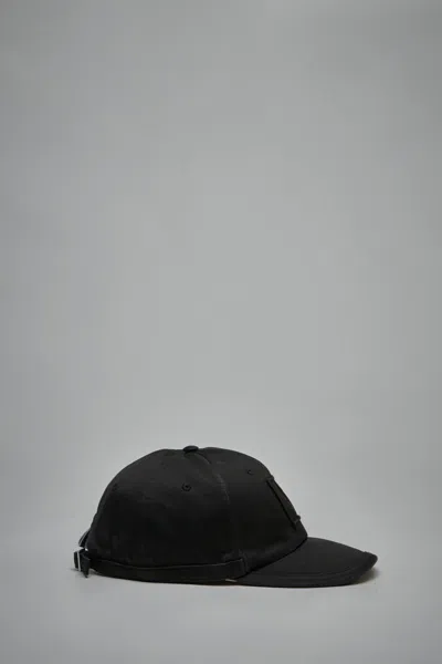 Thom Browne 6 Panel Baseball Cap Black 001 In Black