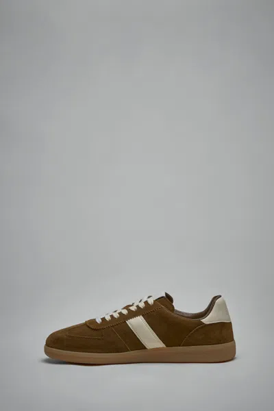Tom Ford Men Suede Archer Sneakers In Brown