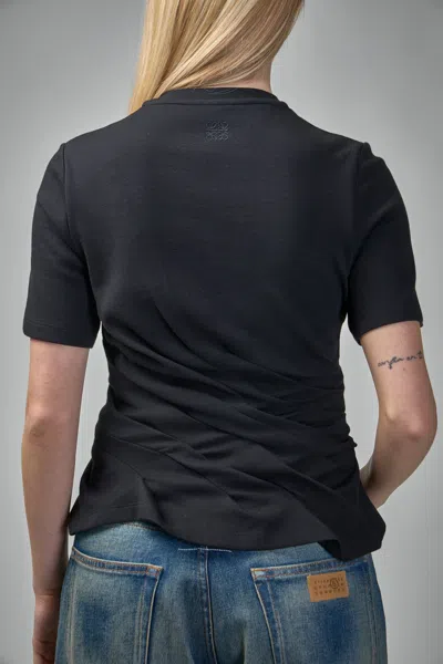 Loewe Twisted Top In Black