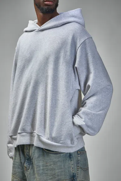 Acne Studios Melange Hoodie Logo Ci0159co R 92h In Gray