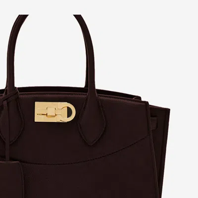 Ferragamo Grained Leather Handbag