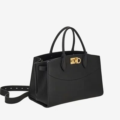 Ferragamo Grained Leather Handbag