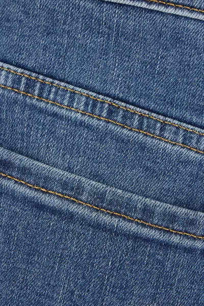 7 For All Mankind Dojo Stonewashed High-waist Jeans In Blue