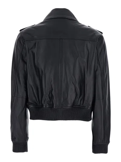 Michael Michael Kors Flap-pocket Leather Jacket