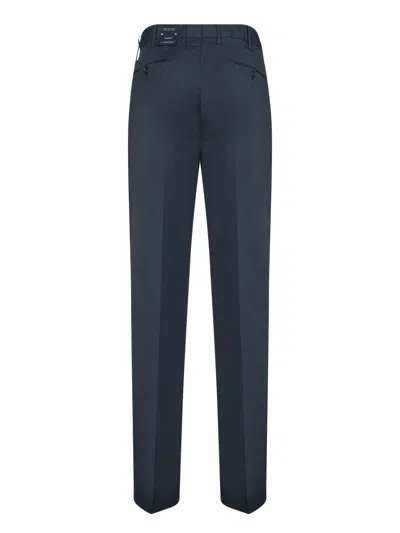 Incotex Batavia Blue Trousers In Blue