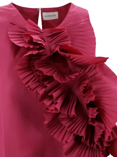 P.a.r.o.s.h Ruffled Blouse In Pink