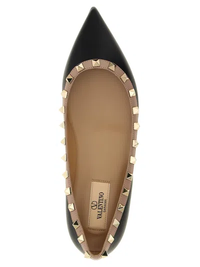 Valentino Rockstud Patent Leather Ballet Flats