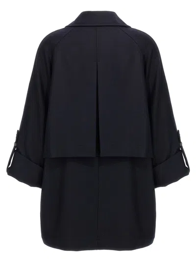 Brunello Cucinelli 'shiny Cuff Details' Caban Coat