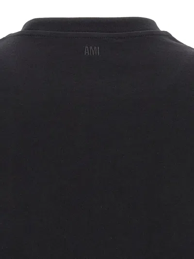 Ami Alexandre Mattiussi Cotton Jersey T-shirt In Black