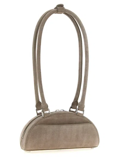 Self-portrait 'suede Mini With Charm' Shoulder Bag In Brown