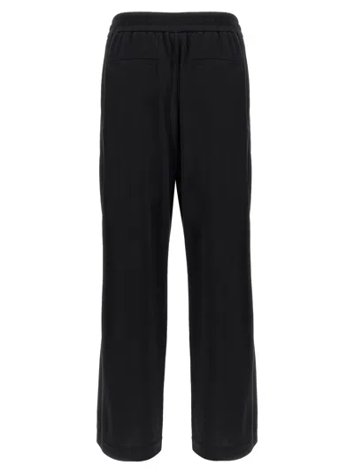 Brunello Cucinelli Shiny Trims Pants Black