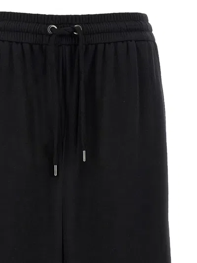 Brunello Cucinelli Shiny Trims Pants Black